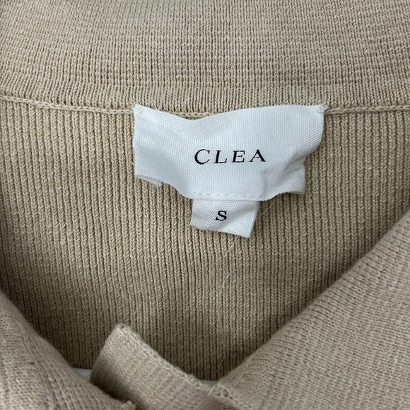 Clea EUC linen blend cropped sweater small - Picture 2 of 6